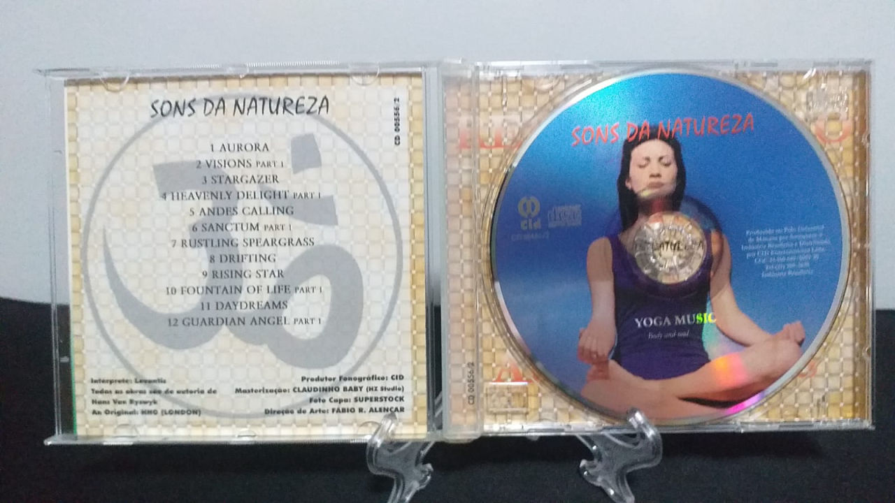 CD ORIGINAL - SONS DA NATUREZA - YOGA MUSIC (RELAXAMENTO