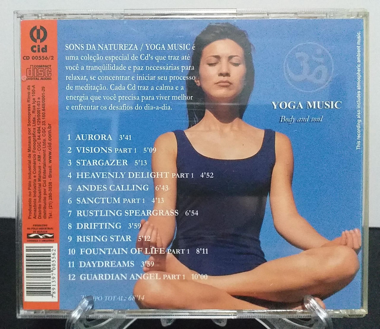 CD ORIGINAL - SONS DA NATUREZA - YOGA MUSIC (RELAXAMENTO