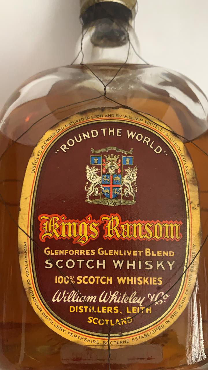 01 GARRAFA DE WHISKY, KING'S RANSOM, 750 ML - CASA CURIA E FELDMAN
