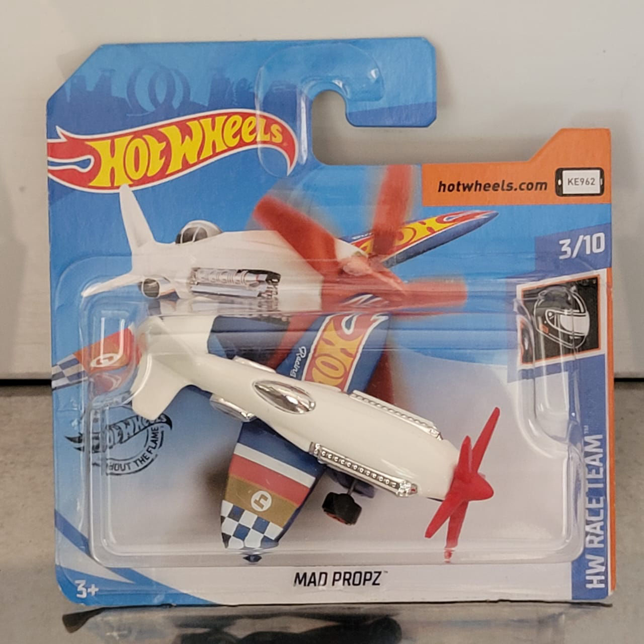 AVIÃO MAD PROPZ - MINIATURA HOT WHEELS 1:64 - NOVO - LACRADO