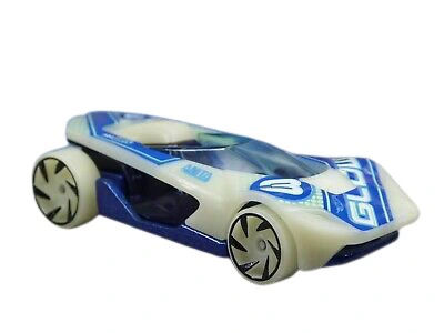 HOT WHEELS - HW WARP SPEEDER - GRY13 - HW GLOW RACERS 1/5 - NO BLISTER ...